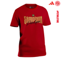 Kırmızı Sarı Şampiyon Baskılı Tshirt