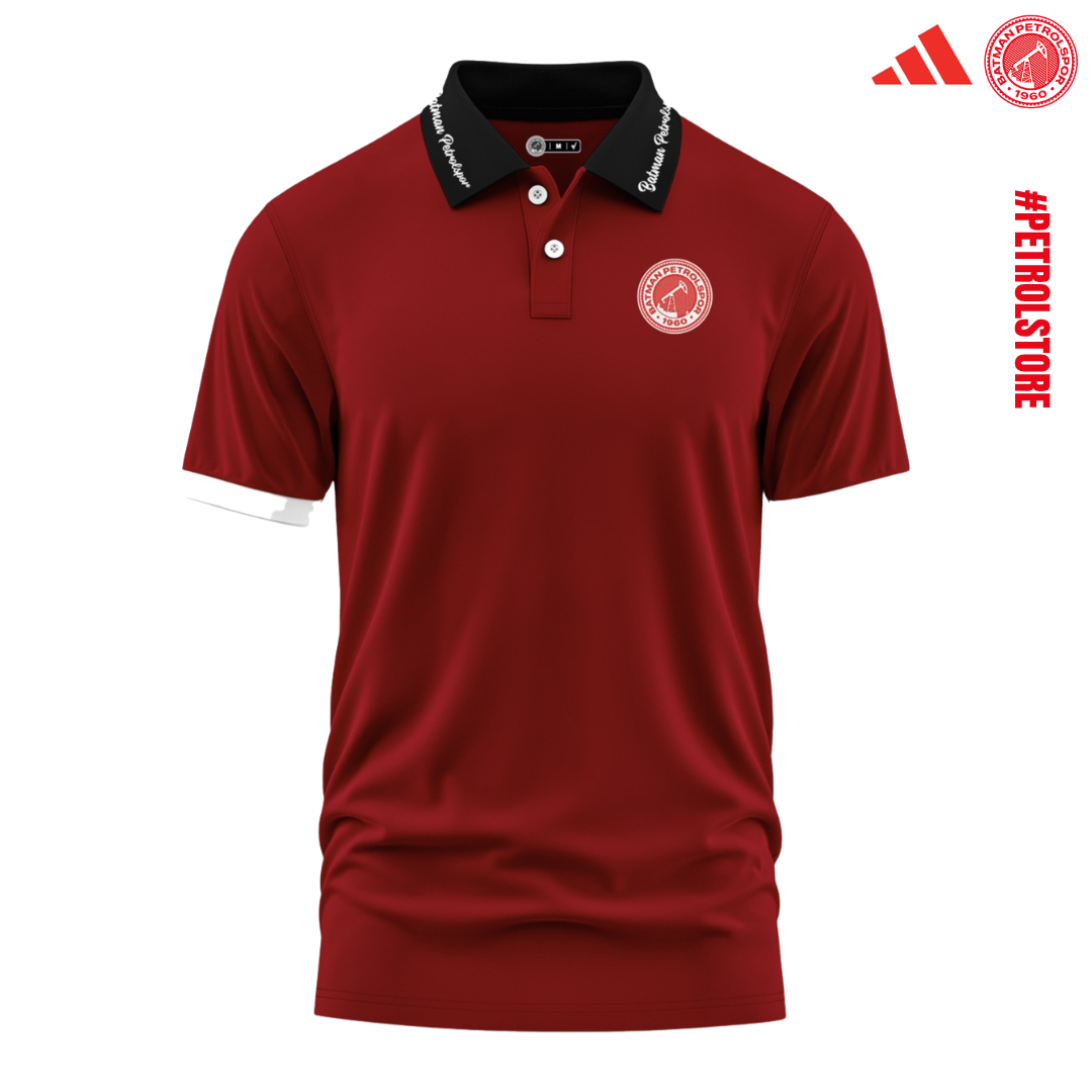 Polo Yaka Kırmızı Tshirt