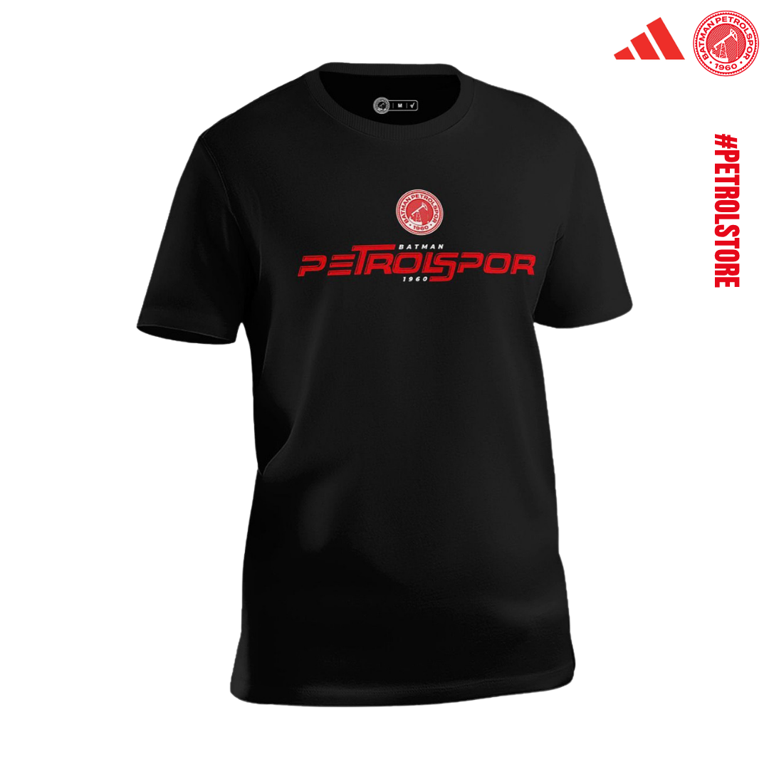 Siyah Kırmızı Baskılı Tshirt